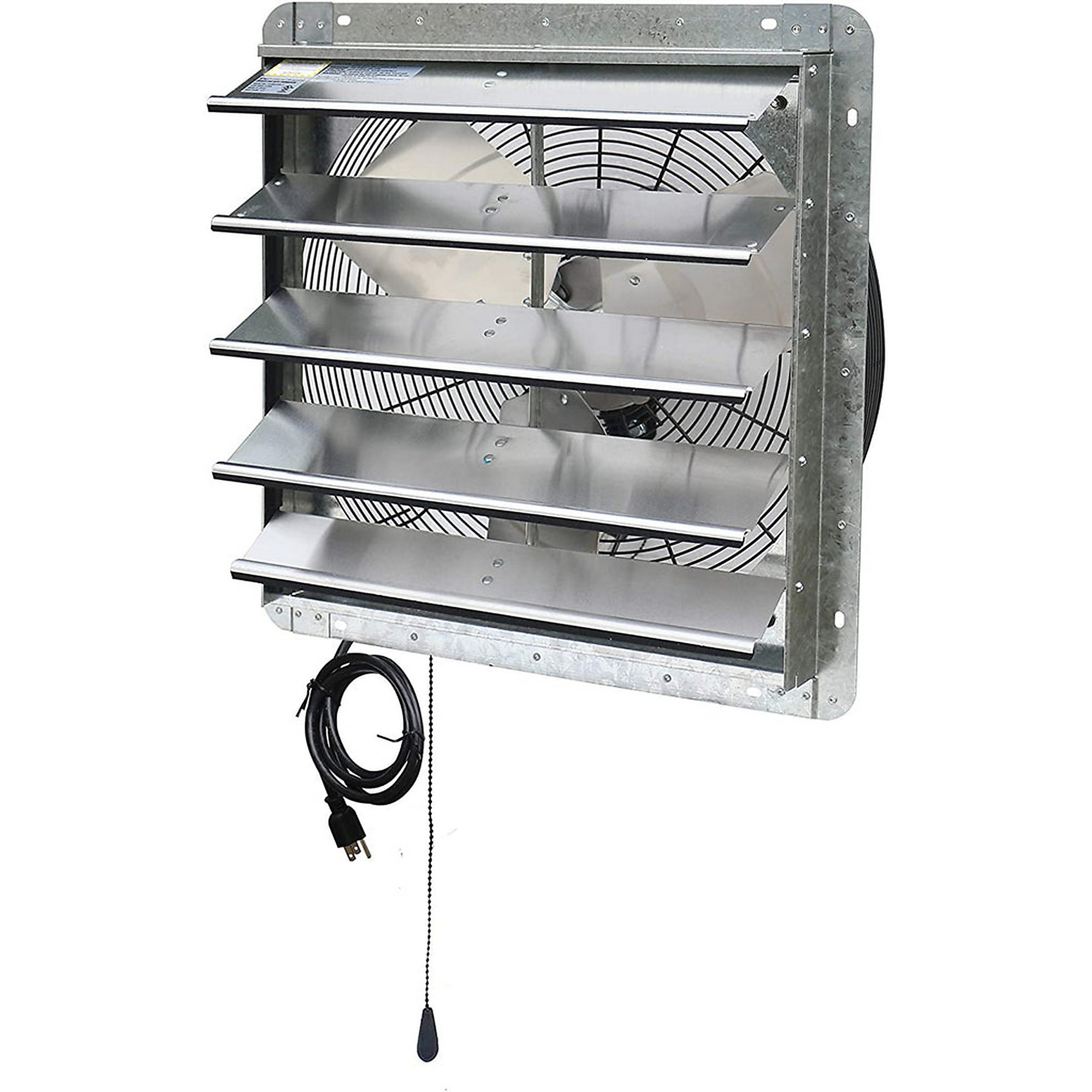 Dr. Infrared Heater iLiving Shutter Exhaust Fan — 20in., 2-Speed, Built-In Thermostat, 6ft. Cord, Model# ILG8SF20